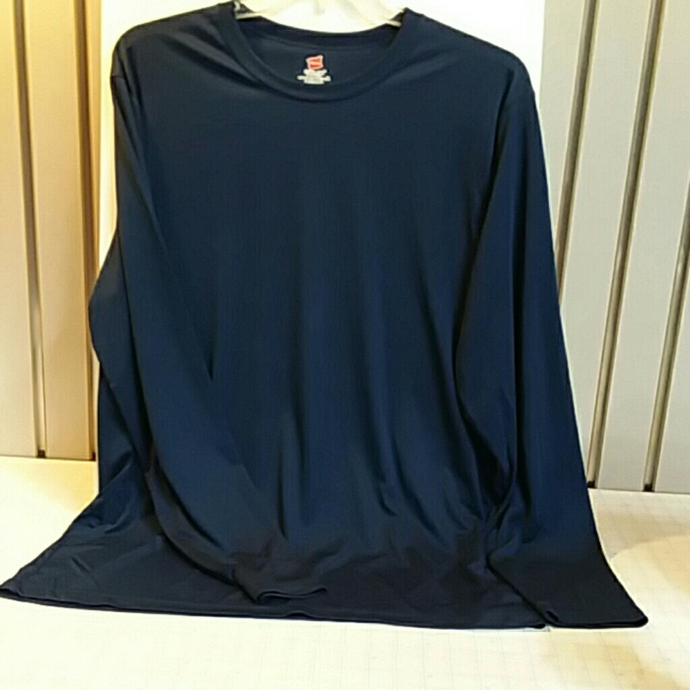 Men's Hanes Cool-dri LS tee NWOT